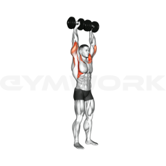 Standing Dumbbell Shoulder Press