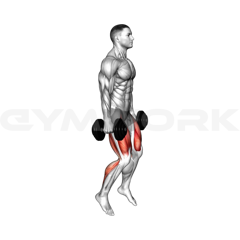 Dumbbell Jump Bulgarian Split Squat