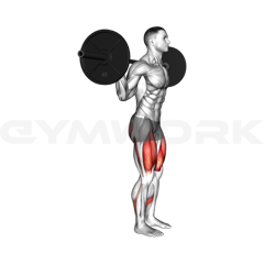 Barbell Walking Lunge