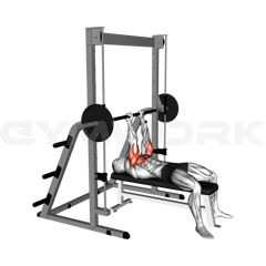 Smith Close-Grip Bench Press