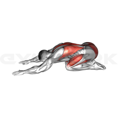 Child's Pose Stretch