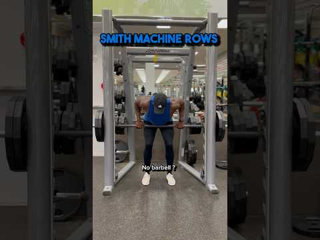 Smith Machine Barbell Row