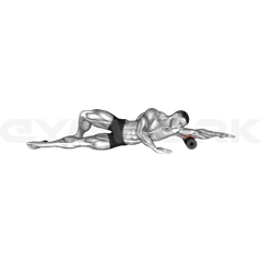 Roll Triceps Side Lying on Floor