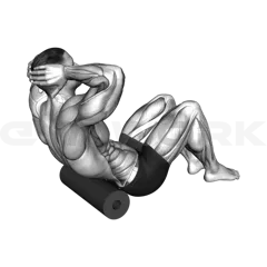 Roll Thoracic Spine Lying on Floor